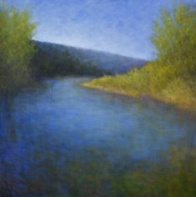 Gemälde, Early Afternoon at the River, Victoria Veedell
