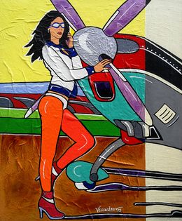 Gemälde, The Sentimental Journey, Painting, Acrylic on Wood Panel, Vlado Vesselinov