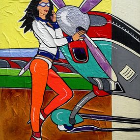 Peinture, The Sentimental Journey, Painting, Acrylic on Wood Panel, Vlado Vesselinov
