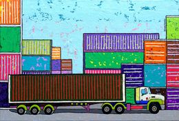 Gemälde, Cargo Traffic, Vlado Vesselinov