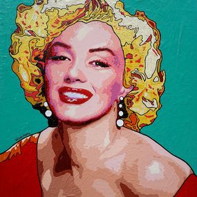 Peinture, Marilyn Monroe, Painting, Oil on Canvas, Vlado Vesselinov
