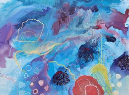 Painting, Breakaway Blue, Wendy Smith