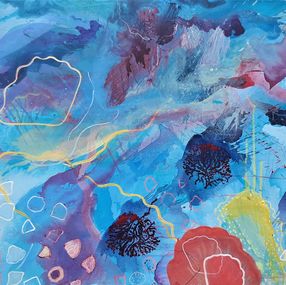 Gemälde, Breakaway Blue, Wendy Smith