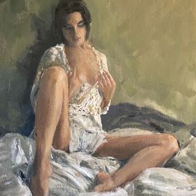 Gemälde, Unfolding Her Heart, William Oxer F.R.S.A.