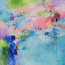 Painting, Amazing day in Paris, Xiaoyang Galas
