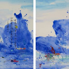 Painting, Ocean, Xiaoyang Galas