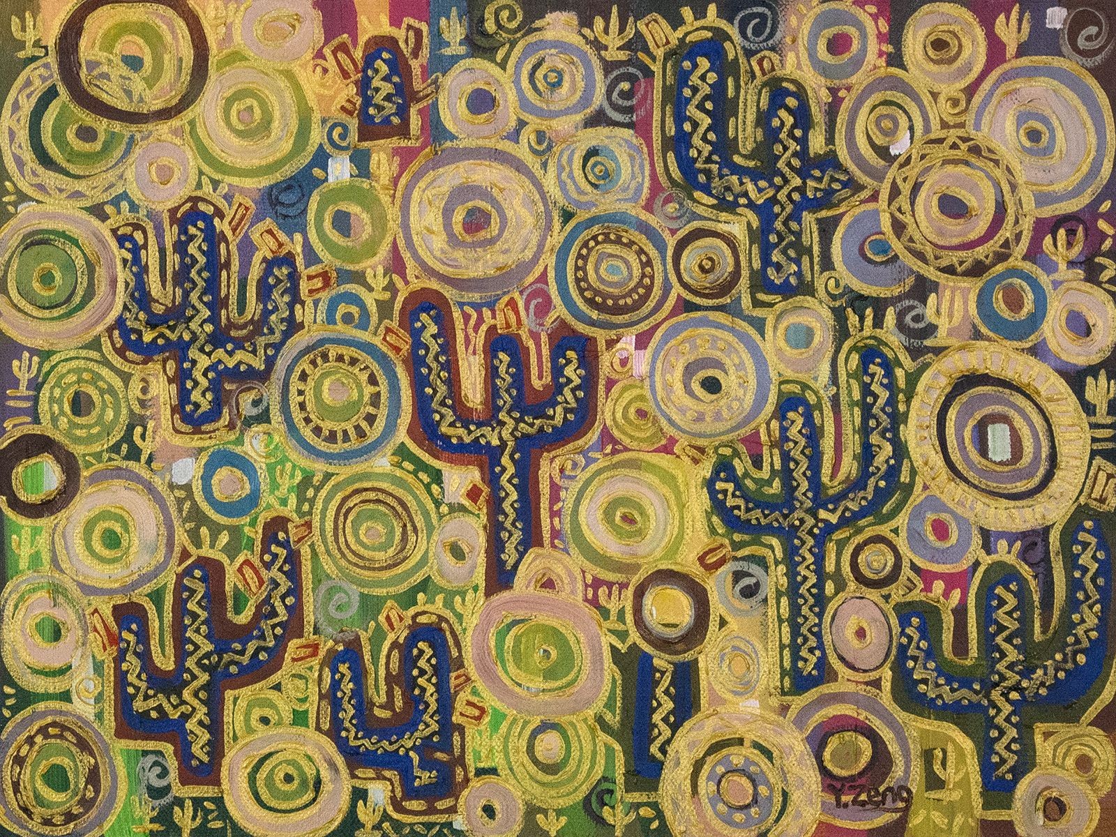 Yue Zeng, Upcycle #5 Cactus patch Yue Zeng, Upcycle #5 Cactus patch