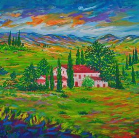 Peinture, Tuscany Home, Zelie Alice