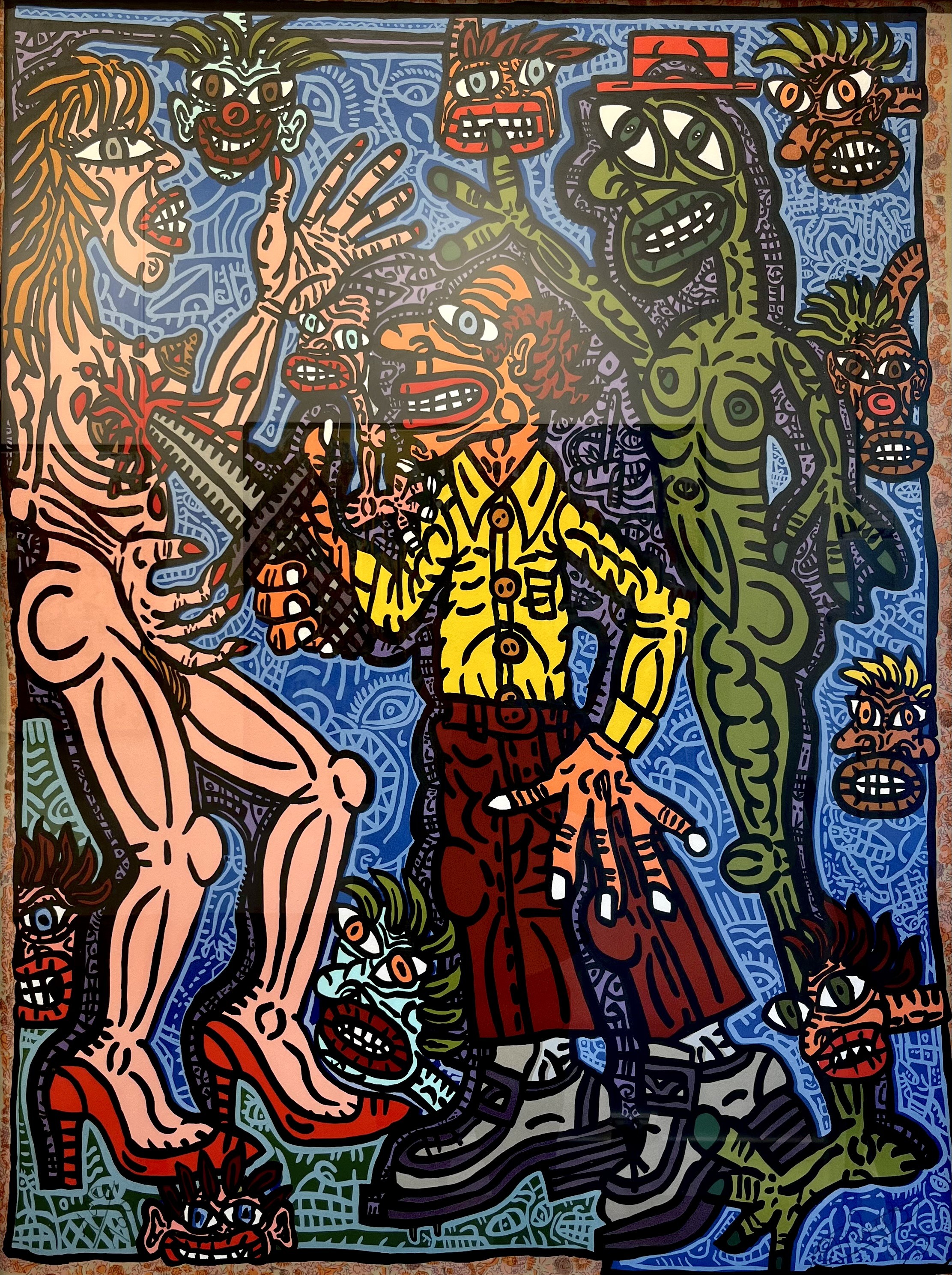 Robert Combas, Le Meurtre au couteau Robert Combas, Le Meurtre au couteau