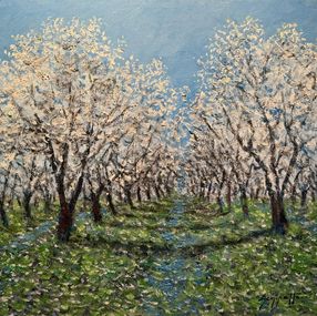 Painting, Spring Blossom, James Scoppettone