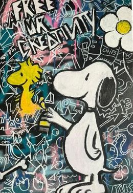 Peinture, Snoopy, Pap's