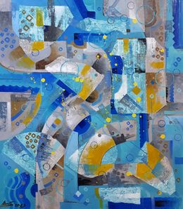 Painting, Blue python, Voichenko Sergiy