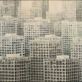Gemälde, Ville. bâtiments, LUIS J. FERNANDEZ