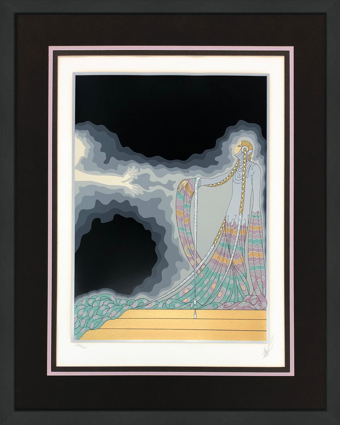 Erte Tirtoff, Melisande (framed hand signed serigraph) Erte Tirtoff, Melisande (framed hand signed serigraph)