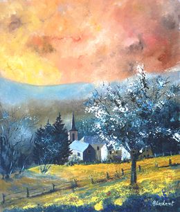 Painting, Spring morning - Gendron, Pol Ledent