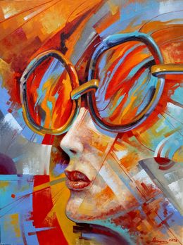 Painting, Jazz Glasses, Voichenko Sergiy