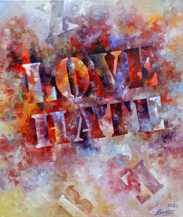 Painting, Love-hate, Voichenko Sergiy
