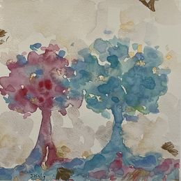 Painting, Twins, Isabelle Hirtzig