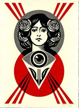 Print, Third Eye Open Letterpress, Shepard Fairey (Obey)