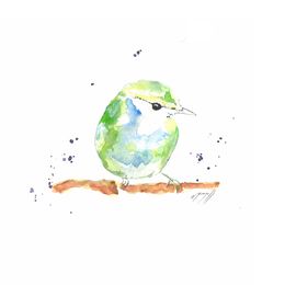 Fine Art Drawings, Notre pioupiou sur sa branche !, Noël Granger
