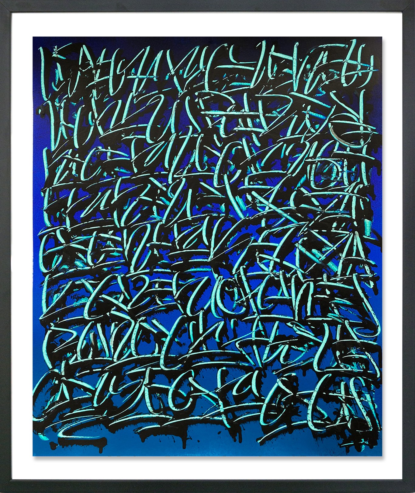 Tanc, Ecriture automatique dark blue Tanc, Ecriture automatique dark blue