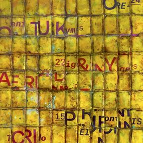 Gemälde, Récurrence / Jaune, Nicolas Maalouly