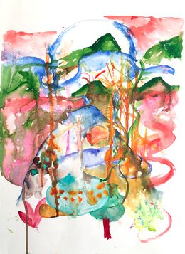 Painting, En forêt (1), Isabelle Marie