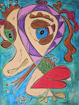 Fine Art Drawings, Bubble Queen, Andy Berrend