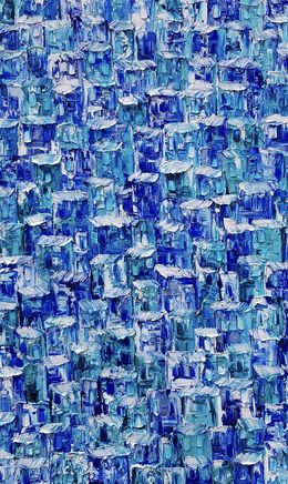 Gemälde, Bluetime favella, Christine Drummond