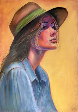 Gemälde, Contemplation, Virginie Clement