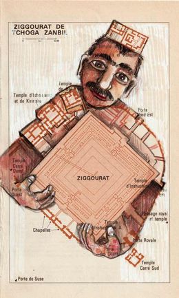 Fine Art Drawings, Ziggourat, Marcoleptique