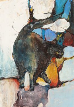 Gemälde, Street Cat, Miyuki Takanashi