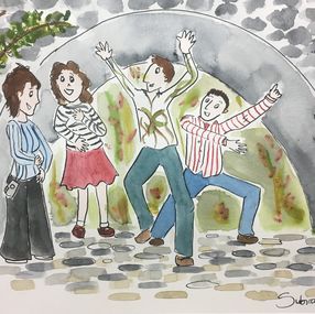 Gemälde, Mes amis, Maria Jose Subirachs