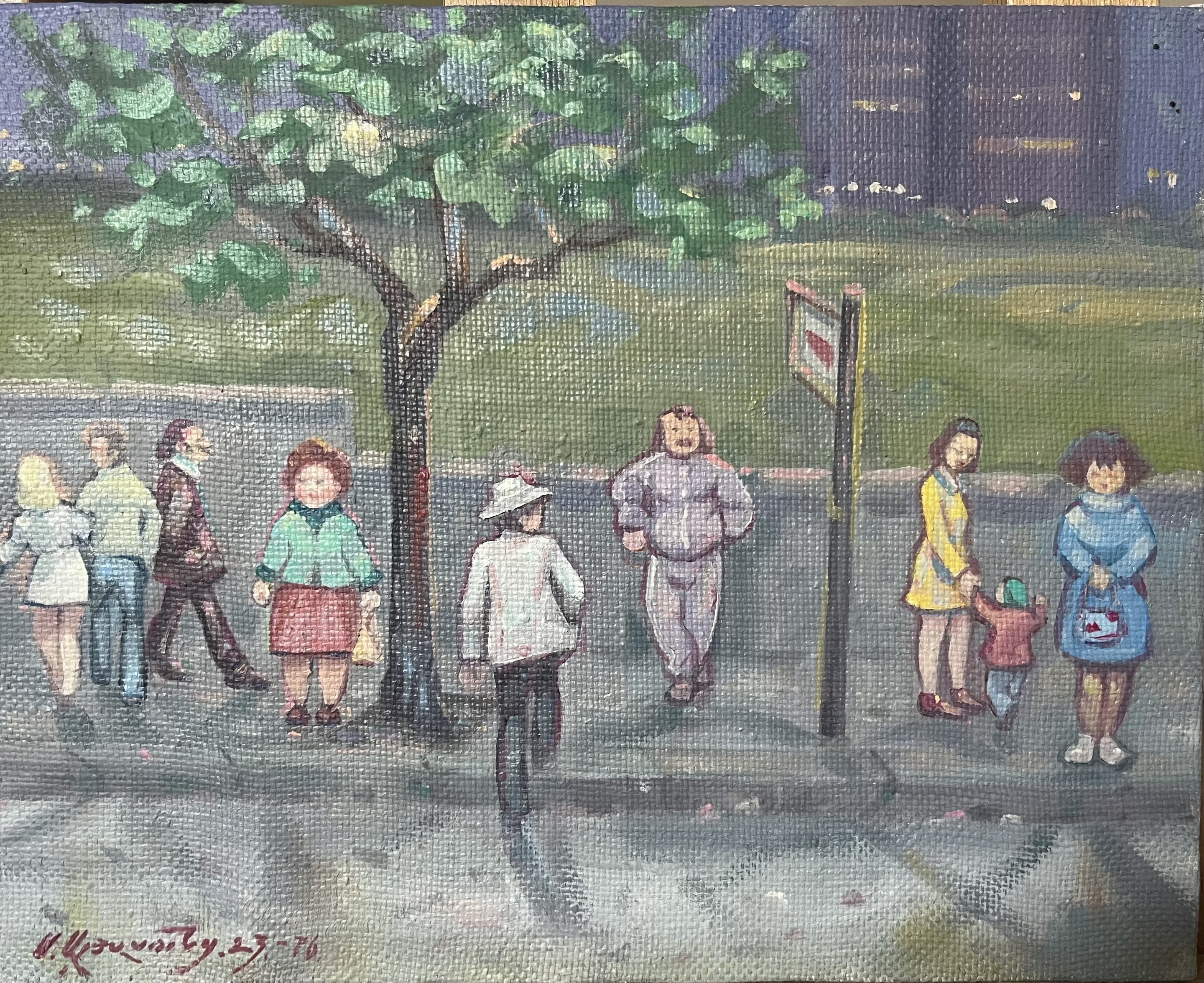 Samvel Atasunts, Waiting for the Bus Samvel Atasunts, Waiting for the Bus