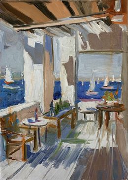 Gemälde, Mediterranean Terrace, Schagen Vita