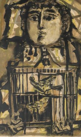 Print, L’enfant à la cage, Antoni Clavé