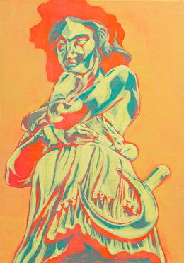 Painting, Paris, Déambulation 1, Anne Niewiadomski