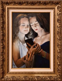 Painting, Le partage, Frank Efka