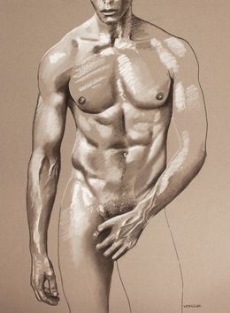 Peinture, Homme nu de face, Verssan