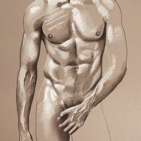 Gemälde, Homme nu de face, Verssan