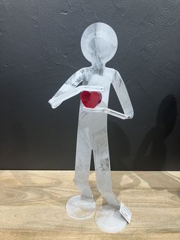 Skulpturen, Flexo Give your love cloudy blanc, Zed