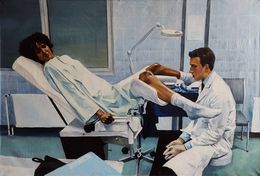 Gemälde, Terrible rites in Somalia, Lihina Yulia