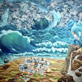Gemälde, Tsunami, ultimátum, Pintor Nicolás