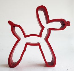 Skulpturen, Mini chien Koons red, SpyDDy