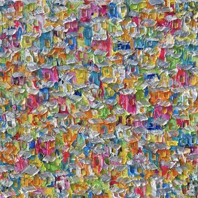 Gemälde, Favela arco iris, Christine Drummond