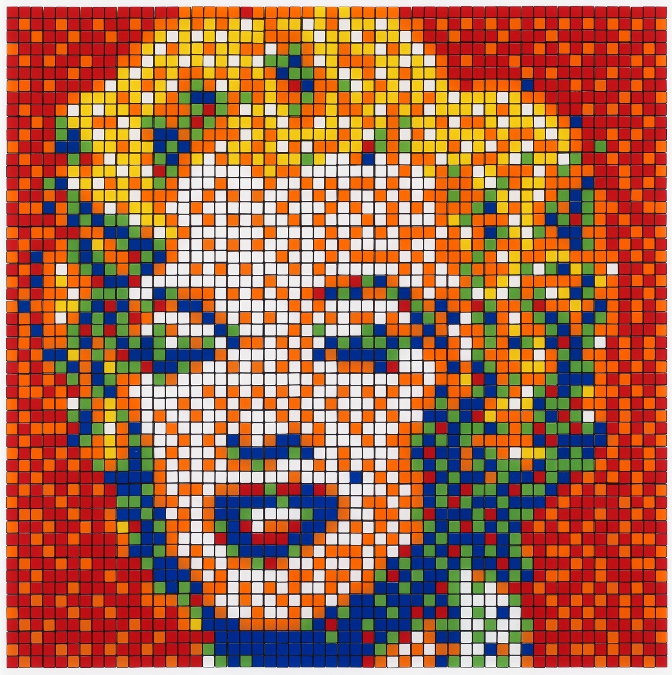 Invader, Rubik Shot Red Marilyn Invader, Rubik Shot Red Marilyn