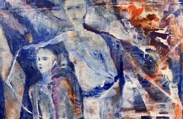 Peinture, Le bercement, Irina Dopont