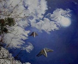 Painting, Walk under the moon, Anatoly Varvarov
