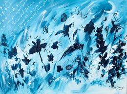 Gemälde, Papillons et fleurs de l'eau, Âme Sauvage