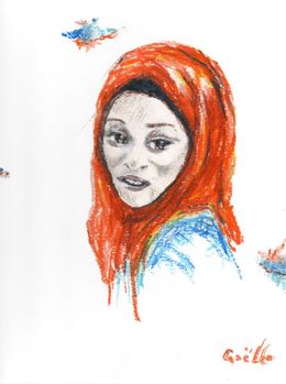 Fine Art Drawings, Portrait 3, Gaelle Beyaert
